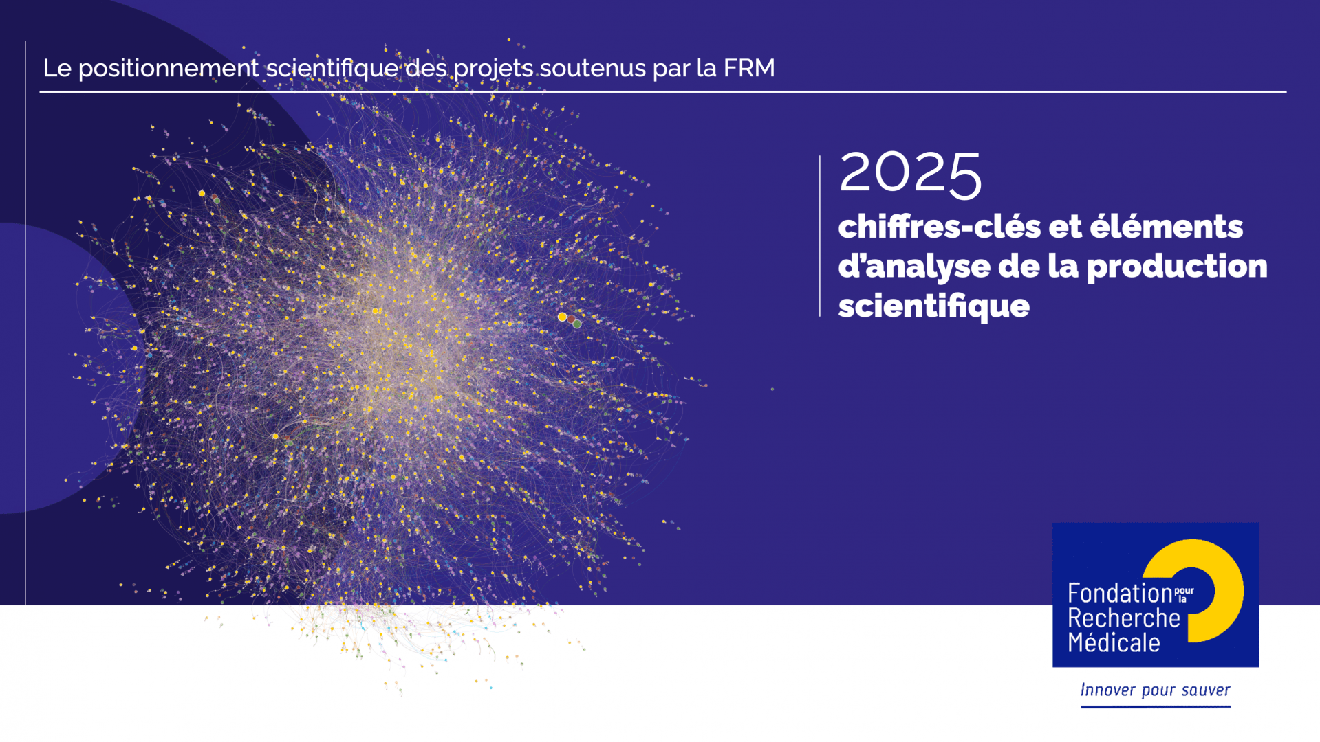 Le positionnement scientifique des projets soutenus par la FRM : chiffres-clés et éléments d’analyse de la production scientifique 2025